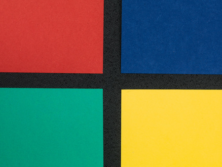 Multi-Colored Paper Card Backgrounds With Copy Spaceの写真素材