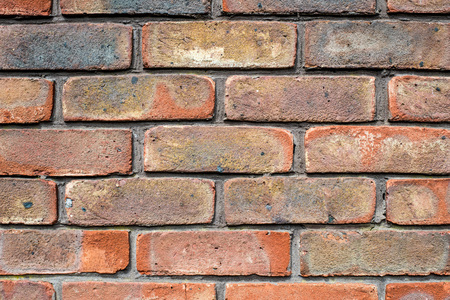 Brickwork or Brick Wall Textured Background In A Building