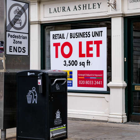 London UK October 09 2020, Laura Ashley High Street Home Interior Outlet Business Failure Due To COVID-19 PAndemicのeditorial素材