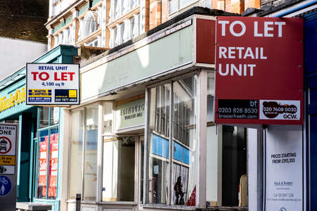 Kingston, London UK, April 7 2021, High Street Retail Business Failures During Covid-19 Coronavirus...
