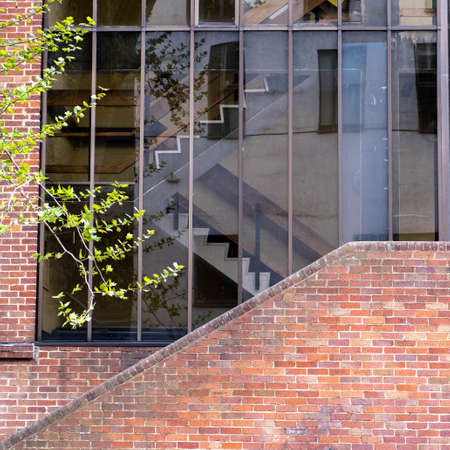 Kingston Upon Thames London UK, May 04 2021, Modern Glass Front Office Building No People