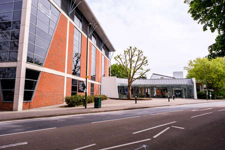 Epsom Surrey, London, May 09 2022, University For The Creative Arts Building Exterior Epsomのeditorial素材