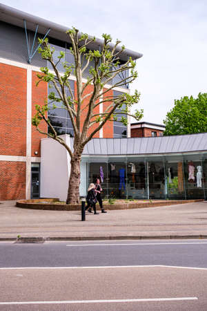 Epsom Surrey, London, May 09 2022, University For The Creative Arts Building Exterior Epsomのeditorial素材