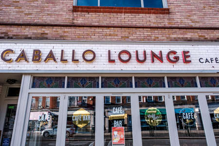 Epsom Surrey, London UK, May 22 2022, Caballo Lounge High Street Food And Drink Bar And Restaurantのeditorial素材