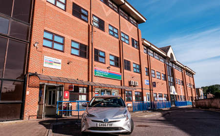 Epsom Surrey, London UK, May 22 2022, Epsom General Hospital NHS Trustのeditorial素材