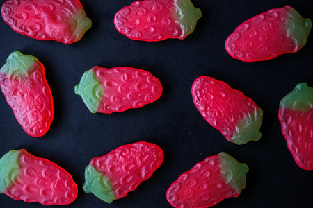 London UK, May 30 2025, Haribo Giant Strawbs Strawberry Flavoured Chewy Sweets