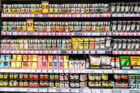 London UK, November 19 2025, Selection Of Supermarket Cooking Ingredient Spicesのeditorial素材