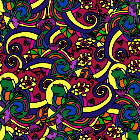 Abstract colourful background with many bright elementsのイラスト素材