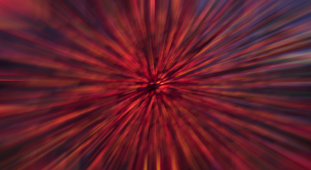 Abstract background made of blurred colorful, mostly red lights.の写真素材