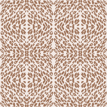 leopard print pattern skin. Repeat animal pattern.のイラスト素材