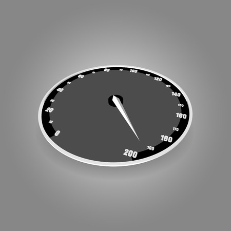 A vector Speedometer illustration design. Vector speedometer iconのイラスト素材