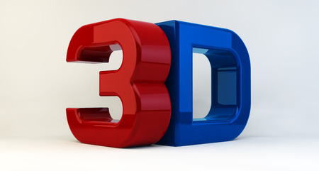 Large three-dimensional letters. Modern surround the font.の写真素材