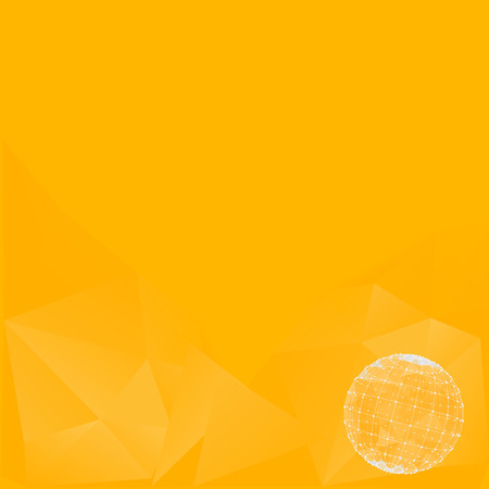 abstract background in yellow tones. Vector icons. Abstract Creative concept vector background.のイラスト素材