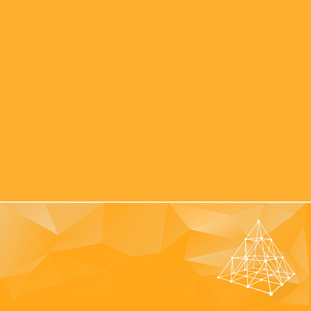 Abstract geometrical background. The template design booklet, brochure, banner, document. Vector のイラスト素材