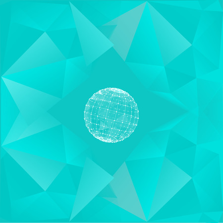 Abstract geometrical background. The template design booklet, brochure, banner, document. Vector, のイラスト素材