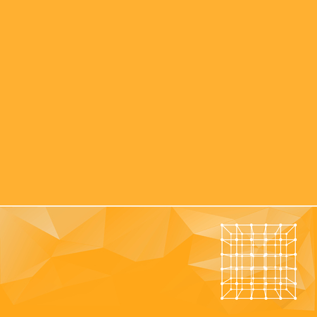 abstract background in yellow tones. Creative concept vector background.のイラスト素材