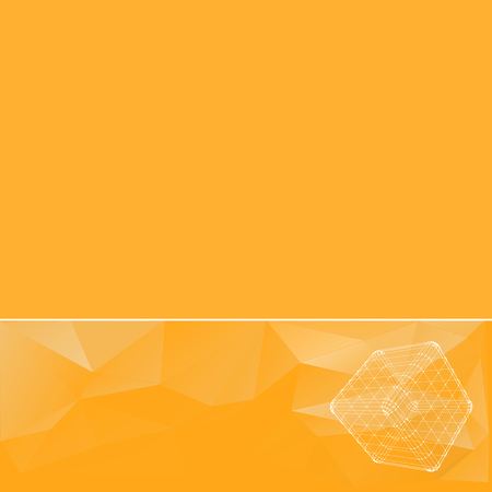 abstract background in yellow tones. Creative concept vector background.のイラスト素材