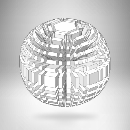 Abstract Creative concept vector background of geometric shapes. Polygonal design style letterhead and brochure for business. Vector Illustration eps 10 for your designのイラスト素材