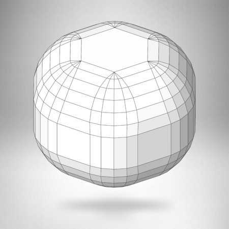 Abstract Creative concept vector background of geometric shapes. Polygonal design style letterhead and brochure for business. Vector Illustration eps 10 for your designのイラスト素材