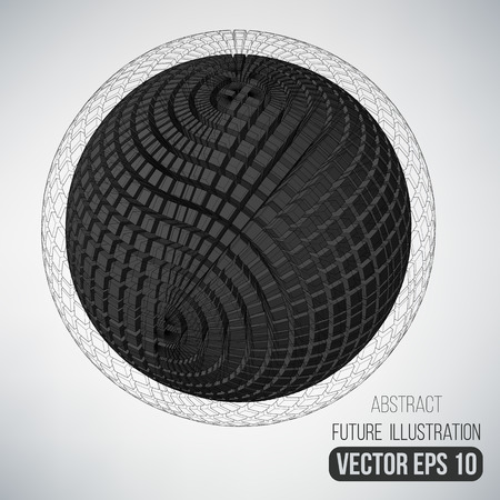 Abstract Creative concept vector background of geometric shapes from triangular faces. Polygonal design style letterhead and brochure for business. EPS 10 vector illustrationのイラスト素材