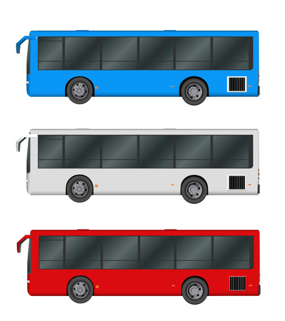 City passenger transport bus illustration.のイラスト素材