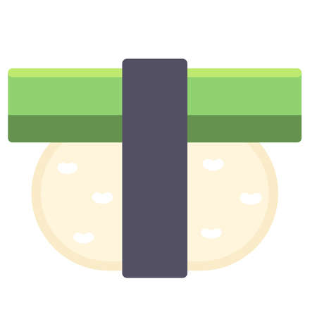 Vector illustration of Japanese food - sushiのイラスト素材