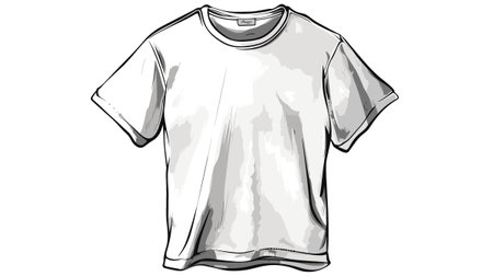 T-shirt design template. Vector illustration of a t-shirt.のイラスト素材