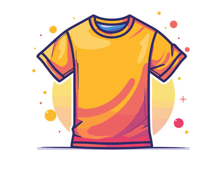 t-shirt sport wear icon vector illustration design graphic art doodleのイラスト素材