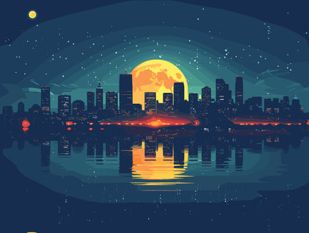 Boston, USA. Beautiful postcard vector illustrationのイラスト素材