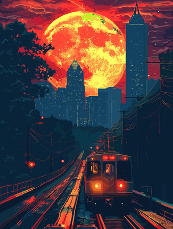 Atlanta United States of America vector illustration for your designのイラスト素材