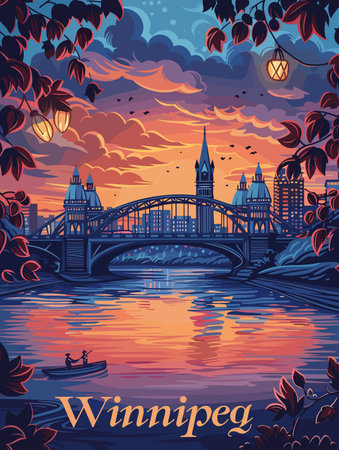 Beautiful vector illustration of the cityのイラスト素材