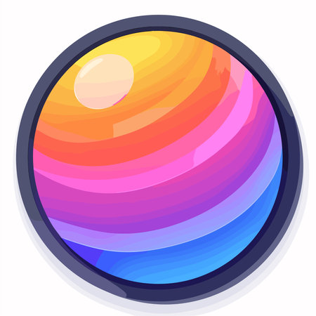Colorful abstract background with circle. Vector illustration. Eps 10.のイラスト素材