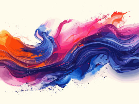 abstract colorful watercolor background. vector illustration eps10.のイラスト素材