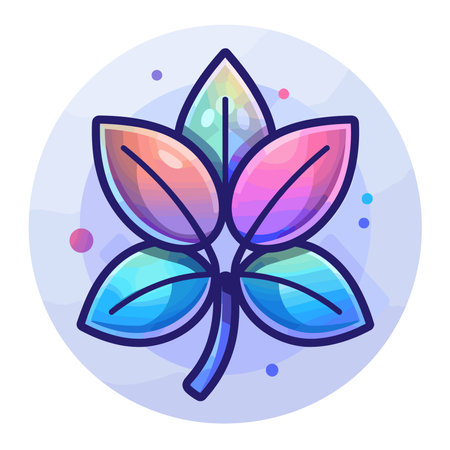 Colorful flat vector illustration of a smartphone with colorful abstract geometric designのイラスト素材