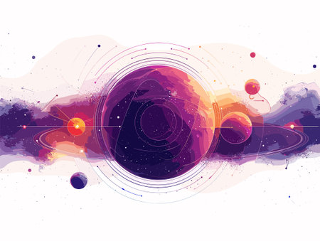 Abstract watercolor background with space for your text. Vector illustration.のイラスト素材