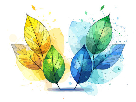 Abstract background with clock and space for your text. Vector illustration.のイラスト素材