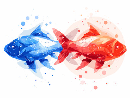 Fashion portrait of a young man with glasses. Vector illustration.のイラスト素材