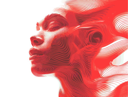 Branch with blue leaves on a white background. Vector illustration.のイラスト素材