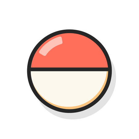 Pills line icon, vector illustration. Flat design style eps 10のイラスト素材