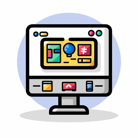 Web development concept with icon design, vector illustration 10 eps graphic.のイラスト素材