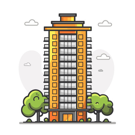 Church icon in cartoon style. Vector illustration. Church icon in flat style.のイラスト素材