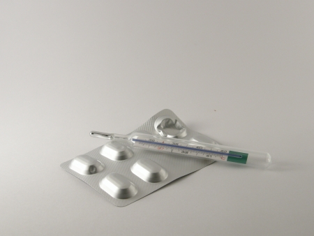 Drugs and termometer