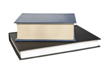 books isolated on white