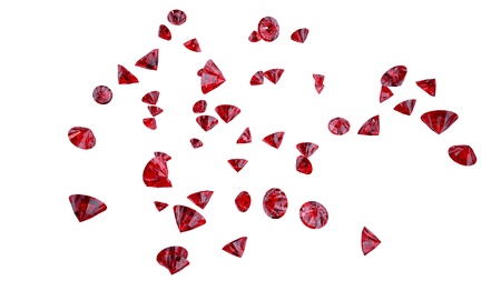 Red jewelsの写真素材