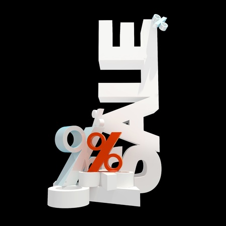 3d sales conceptの写真素材