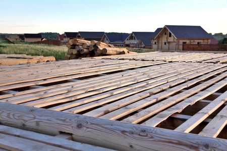 Boards in the long termの写真素材