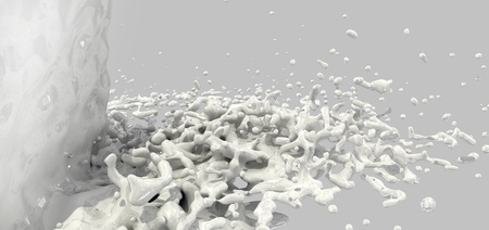 white 3d streamの写真素材
