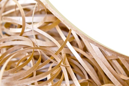 paper ribbons backgroundの写真素材