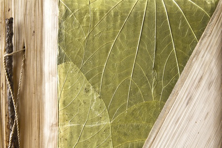 Natural texture with leavesÐ¼