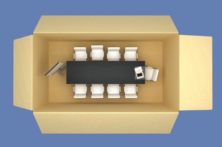 Office movingの写真素材